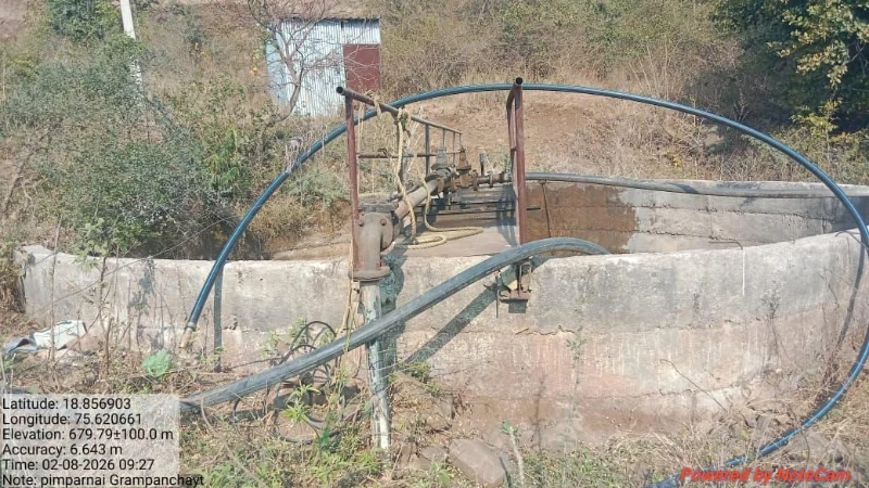 गावासाठी पाणीपुरवठा सुविधा उपलब्ध